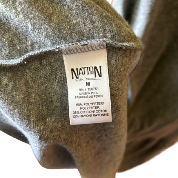 NWT Revolve Nation Ltd. Serena Tank Heather Gray Ruffle Hem Dress Size M - Picture 5 of 6